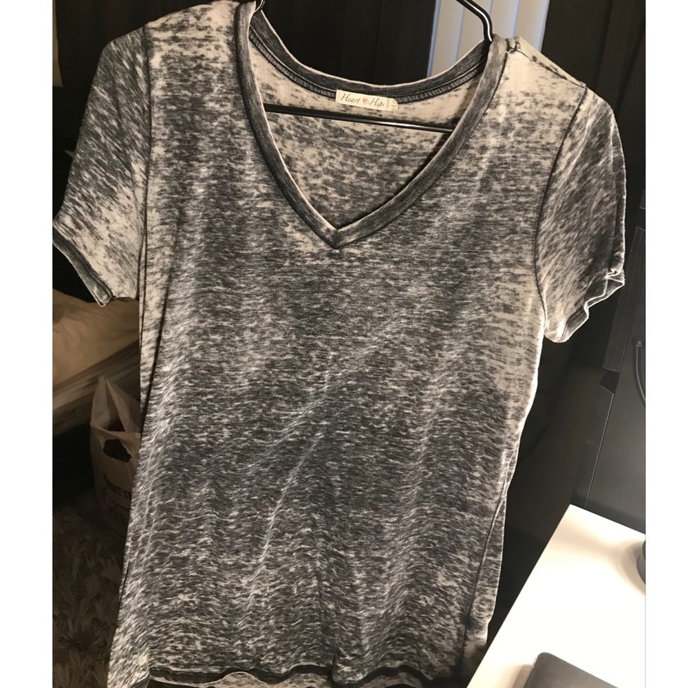 gray washed t-shirt